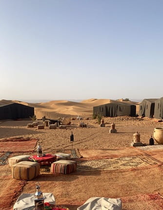 bivouac sahara maroc