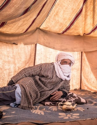 nomade désert maroc