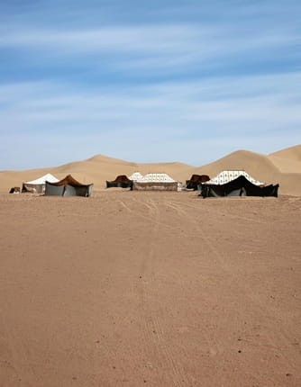 bivouac désert maroc 
