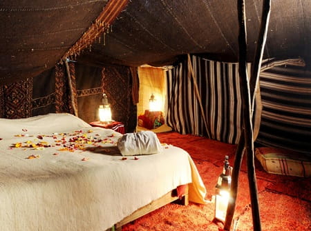 bivouac désert Maroc