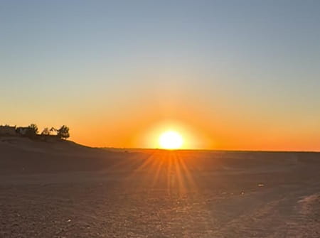 coucher de soleil
