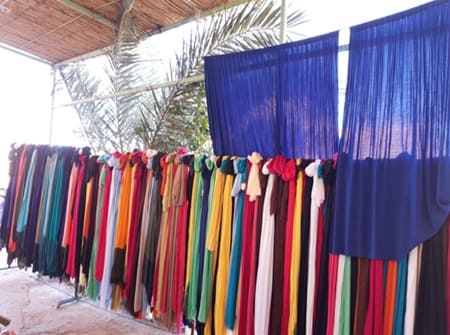 foulards couleur Maroc