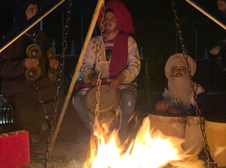 soirée camp Merzouga