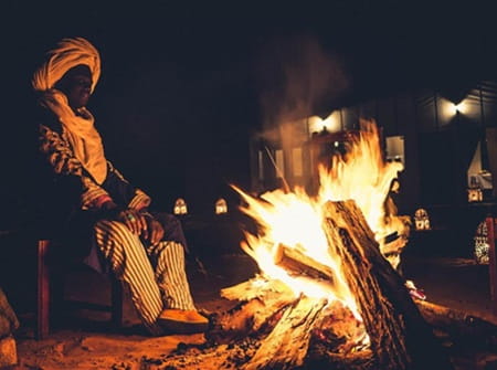 soirée camp Merzouga 