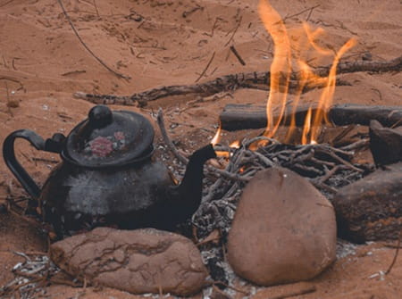 thé désert Maroc