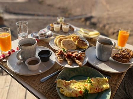 Agafay petit-déjeuner
