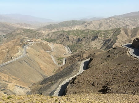 Atlas route montagnes