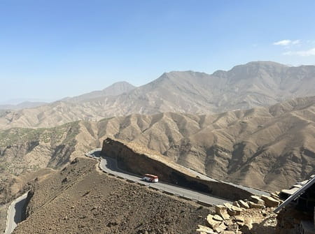 montagnes Haut Atlas route