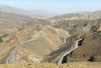 Atlas route Maroc