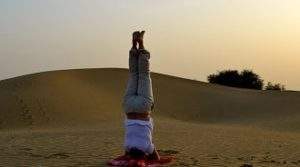 yoga désert maroc