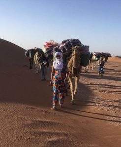voyage dans le désert marocain