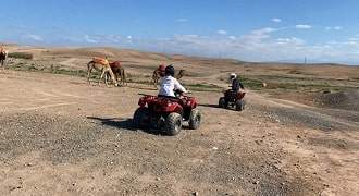 Marrakech desert quad riding