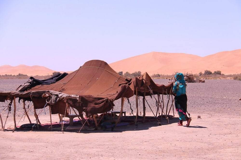 nomades Merzouga désert