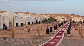 Ouarzazate to Merzouga desert trip camp overnight