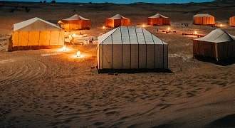 Desert camp M'hamid