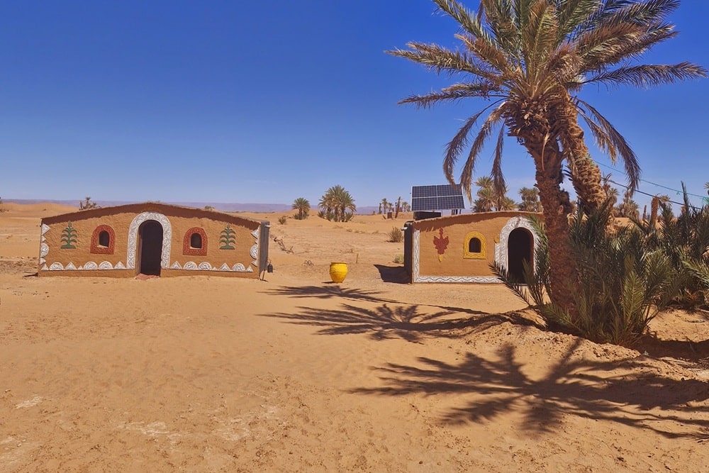 Bivouac désert Maroc M'hamid