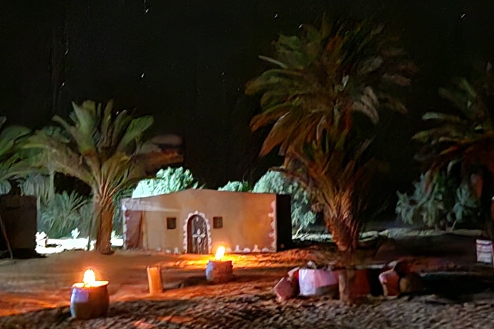 nuit bivouac M'hamid Maroc