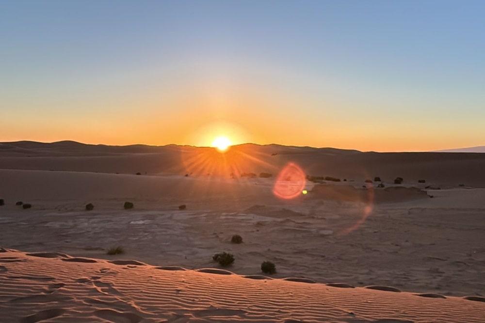Erg Chigaga sunset