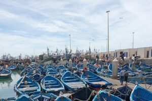 Essaouira boats, Morocco Essaouira port de pêche, Maroc