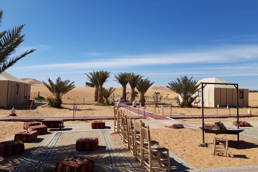 Merzouga desert camp Bivouac désert Merzouga